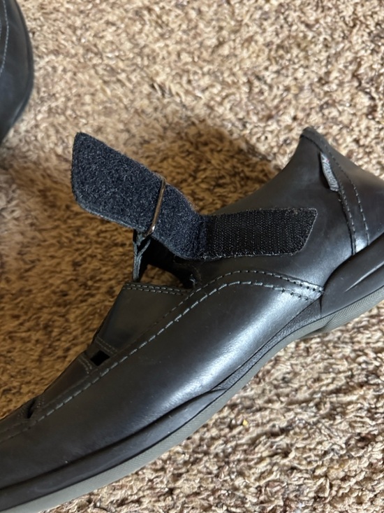 Mephisto Rafael black leather fisherman sandals Size 9.5